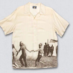 Coney Island Picnic Me s Utopia button up shirt Medium